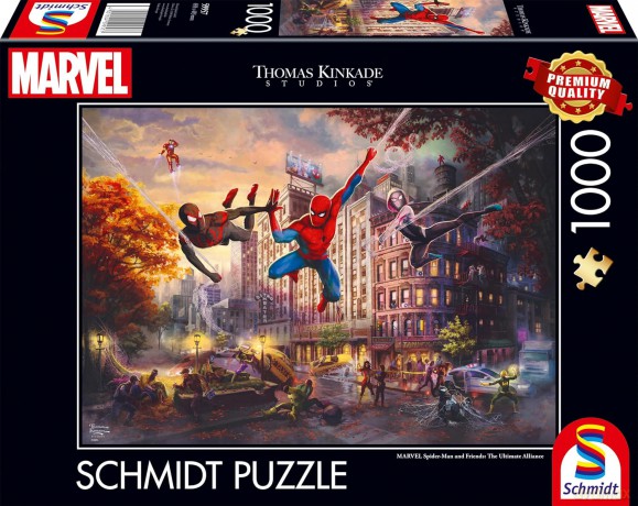 G3 1000 el. PQ T.Kinkade Spider-Man i przyjaciele 110806 [PUZZLE]