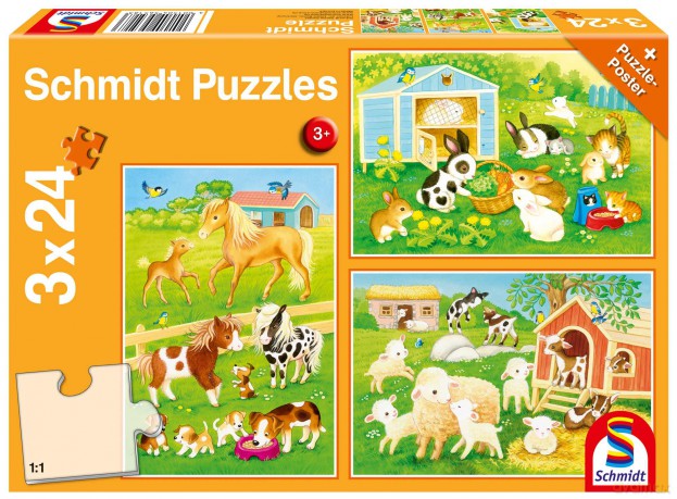 G3 3 x 24 el. Słodkie Zwierzaki 112941 [PUZZLE]