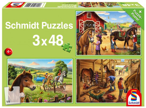 G3 3 x 48 Konie 112942 [PUZZLE]