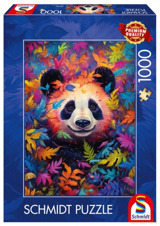 G3 PQ 1000 el. Panda w kolorowym lesie 112974 [PUZZLE]