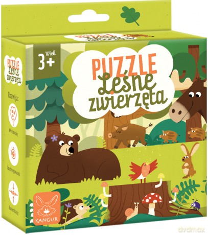 KANGUR 30 el. Leśne Zwierzęta [PUZZLE]