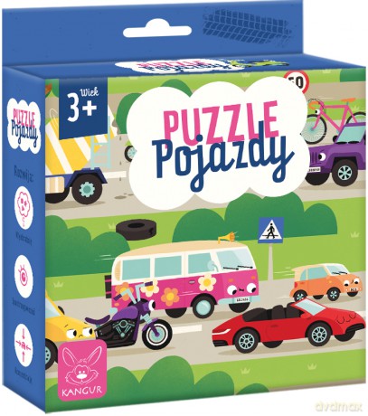 KANGUR 30 el. Pojazdy [PUZZLE]