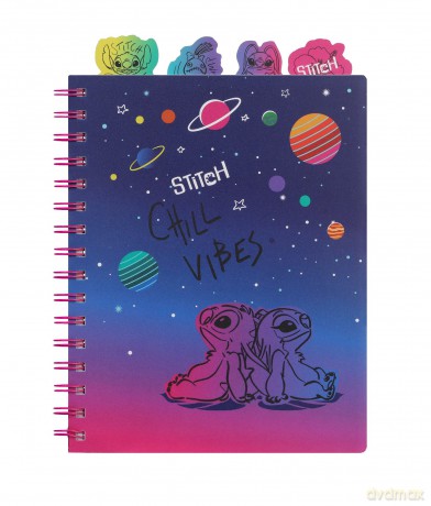 Kołobrulion A5 Disney Black Stitch 100 kartek wzór 1