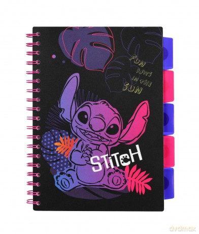 Kołobrulion B5 Disney Black Stitch 100 kartek wzór 2