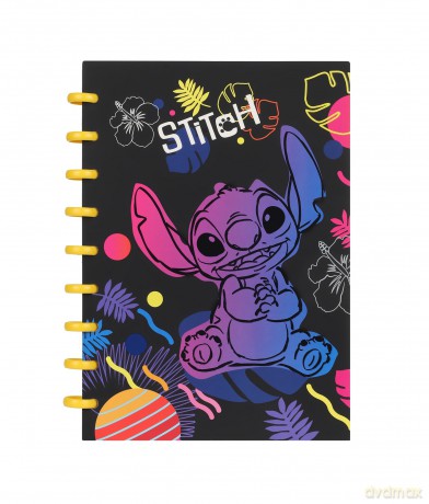 Kołobrulion B5 Disney Black Stitch big ring 100 kartek wzór 3