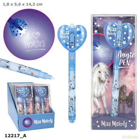 Magiczny długopis Miss Melody z latarką LED 12217A