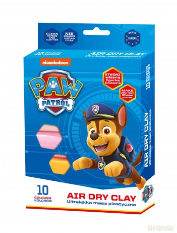 Masa plastyczna Paw Patrol Chase 10 kolorów