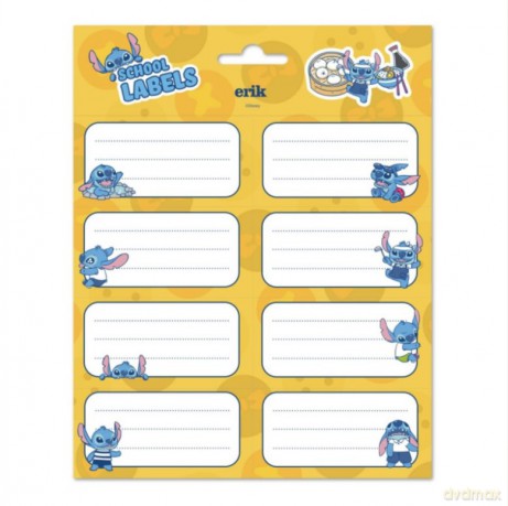 Naklejki Stitch na zeszyty 16szt.ELE0290