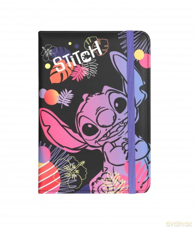 Notes A5 80k.linia z gumką Disney Black Stitch wzór 1