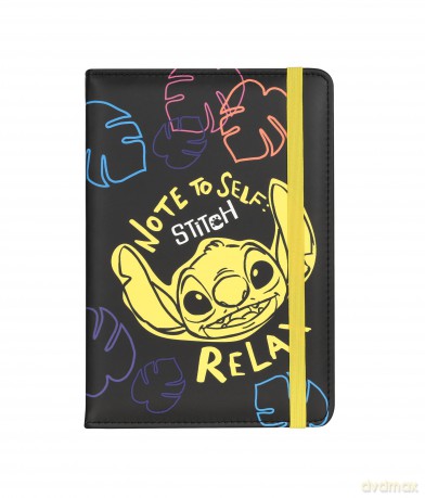 Notes A5 80k.linia z gumką Disney Black Stitch wzór 2