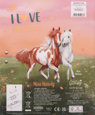 Pamiętnik grający na kod Miss Melody 13236A