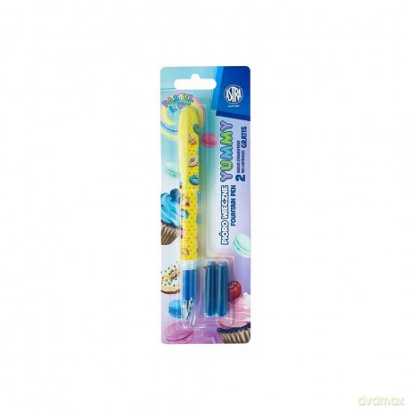 Pióro wieczne młodzieżowe Astra Pastel Line + 2 naboje atramentowe 1szt.mix