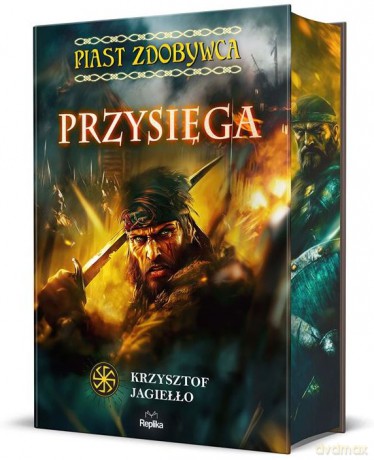Przysięga. Piast Zdobywca. Słowiańskie Światy (Tom 1) (ilustrowane brzegi) - Krzysztof Jagiełło [KSIĄŻKA]