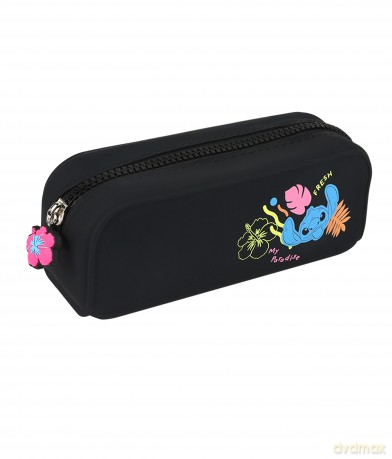 Saszetka silikonowa Disney Black Stitch czarna