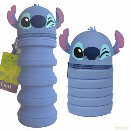 Saszetka silikonowa Disney Blue Stitch z główką