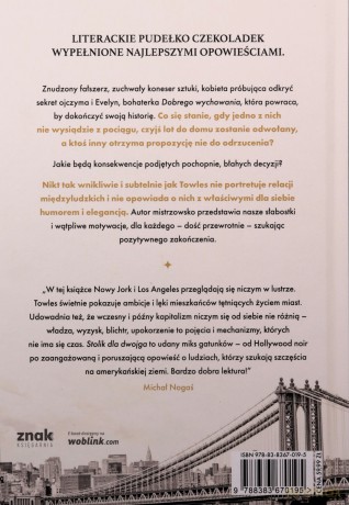 Stolik dla dwojga - Amor Towles [KSIĄŻKA]