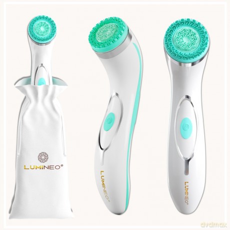 Szczoteczka Brush PRO LUMINEO 4 końcówki + żel do skóry wrażliwej turkusowa