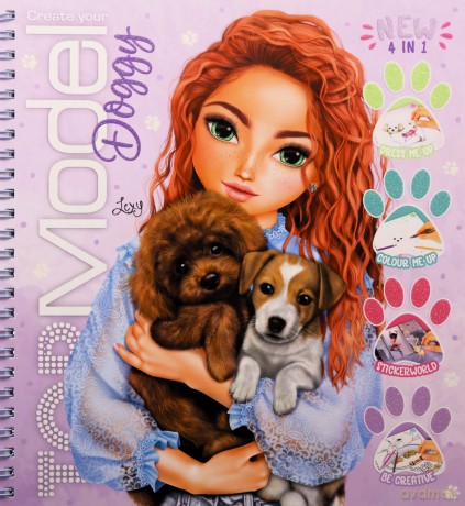 Szkicownik Doggy Top Model nowa formuła 4w1 13218A