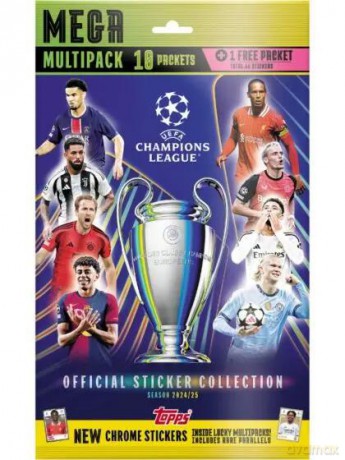 UEFA Champions League 2024/25 naklejki mega multipack [FIGURKA]