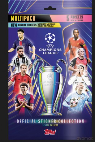 UEFA Champions League 2024/25 naklejki Multipack [FIGURKA]