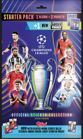 UEFA Champions League 2024/25 naklejki Starter pack [FIGURKA]