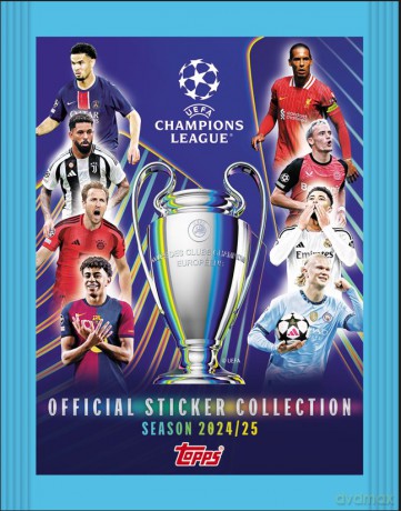 UEFA Champions League 2024/25 saszetka z naklejkami 1szt.mix [FIGURKA]
