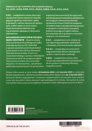Zbiór cywilny PLUS. Kodeks cywilny Kodeks postępowania cywilnego - Opracowanie zbiorowe [KSIĄŻKA]