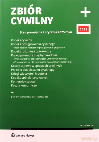 Zbiór cywilny PLUS. Kodeks cywilny Kodeks postępowania cywilnego - Opracowanie zbiorowe [KSIĄŻKA]