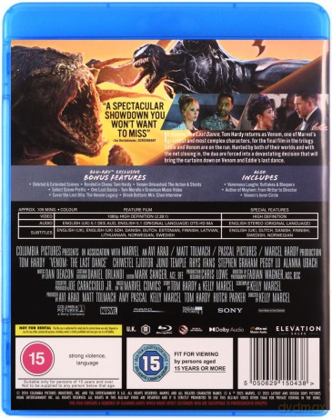 Venom: The Last Dance (Venom 3: Ostatni taniec) [Blu-Ray]