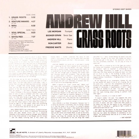 Andrew Hill: Grass Roots (Tone Poet) [Winyl]