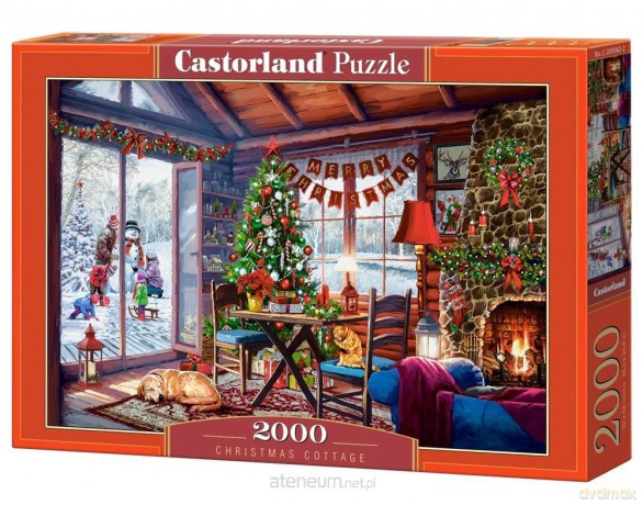 CASTORLAND 2000 el. Świąteczna Chata [PUZZLE]