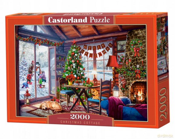 CASTORLAND 2000 el. Świąteczna Chata [PUZZLE]