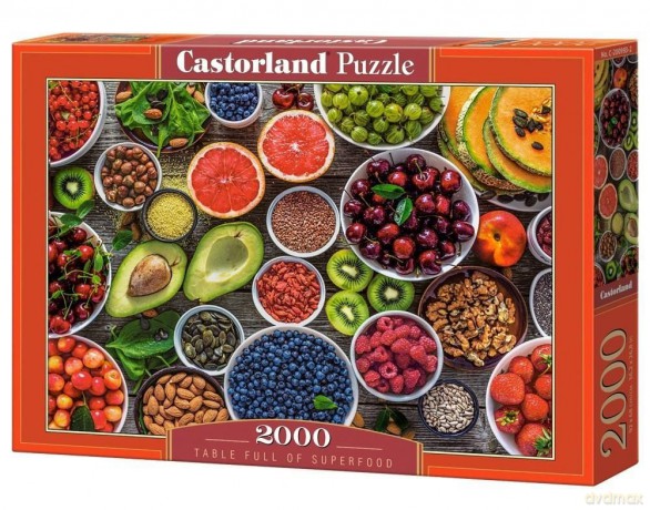 CASTORLAND 2000 el. Table Full of Superfood [PUZZLE]