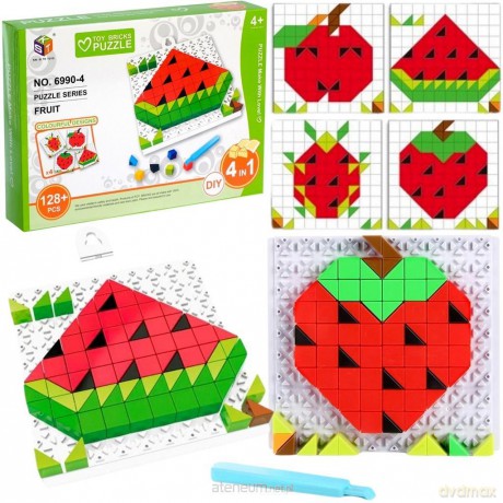 DIY mozaika owoców 128el [PUZZLE]