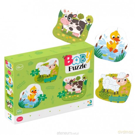 DODO 3w1 Wiejskie zwierzęta [PUZZLE]