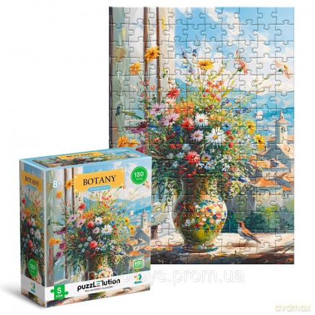 DODO EasyS 150 el. Botanika: Kwiaty w wazonie [PUZZLE]