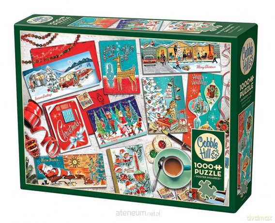 Cobble Hill 1000 el. Kartki świąteczne [PUZZLE]
