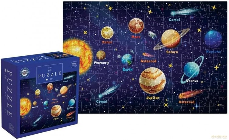 INTERDRUK 250 el. Kids 6 el. Solar System [PUZZLE]