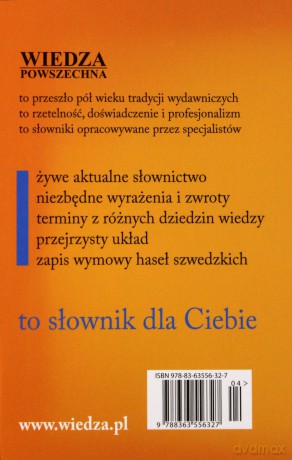 Powszechny słownik szwedzko-polski polsko-szwedzki [KSĄŻKA]