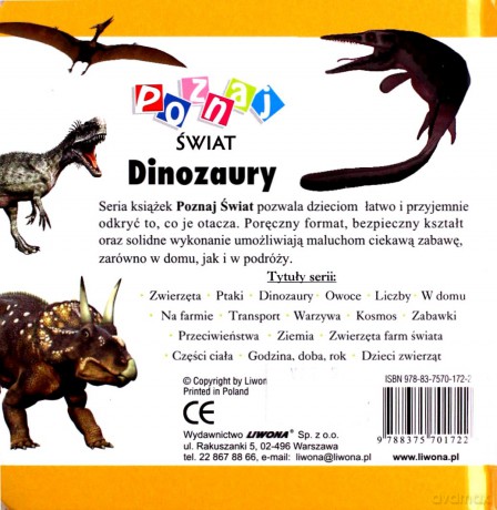 Poznaj świat - Dinozaury [KSĄŻKA]