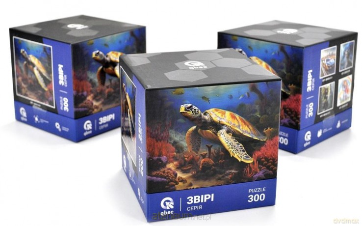 QBEE 300 el. Żółw i ocean [PUZZLE]