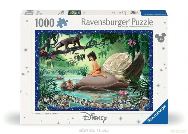RAVENSBURGER 1000 el. Disney Księga dżungli [PUZZLE]