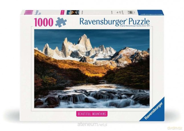 RAVENSBURGER 1000 el. Góry Tęczowe [PUZZLE]
