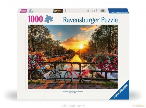 RAVENSBURGER 1000 el. Rowery w Amsterdamie [PUZZLE]