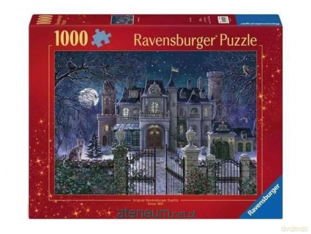 RAVENSBURGER 1000 el. Świąteczna posiadłość [PUZZLE]