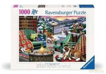 RAVENSBURGER 1000 el. Zimowy odpoczynek [PUZZLE]