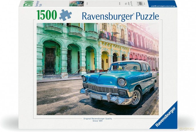 RAVENSBURGER 1500 el. Auta Kuby [PUZZLE]