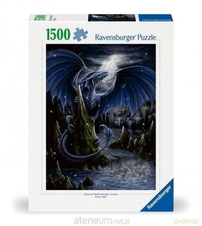 RAVENSBURGER 1500 el. Czarny smok [PUZZLE]