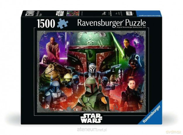 RAVENSBURGER 1500 el. Star Wars Boba. Fett Łowca nagród [PUZZLE]