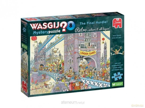 TIM TOYS 1000 el. Wasgij Mystery Ostatni bieg [PUZZLE]